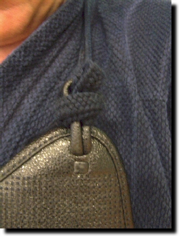 Detail of the slip knot