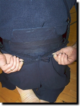 Detail of the bottom knot