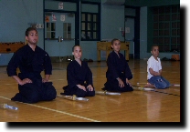 Sitting in seiza